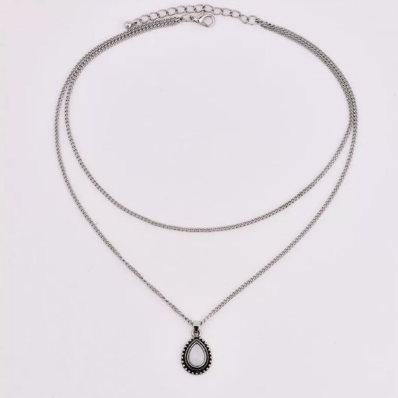 NEW Retro Dip Pendant Boho Bohemian Necklace - Picture 3 of 5